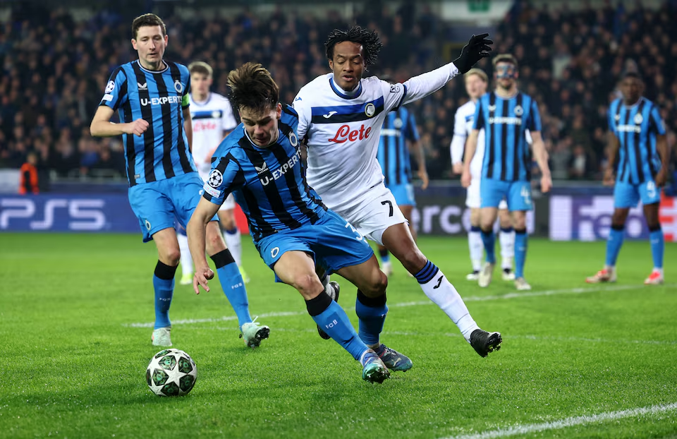 Late Penalty Seals Club Brugge’s 2-1 Victory Over Atalanta