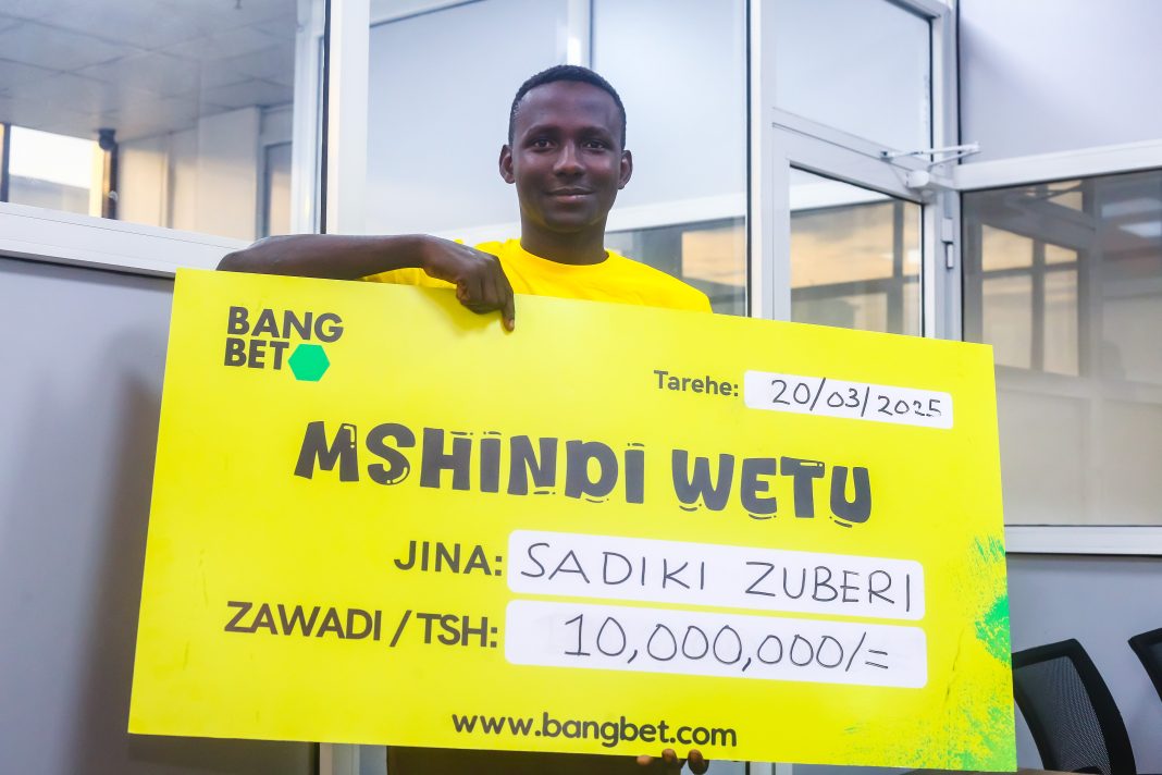 Sadiki Zuberi Wins Tsh 10 Million with Just Tsh 300 on Bangbet!