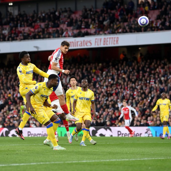 EPL: Mateta’s Magic Seals 2-2 Draw for Palace at Arsenal