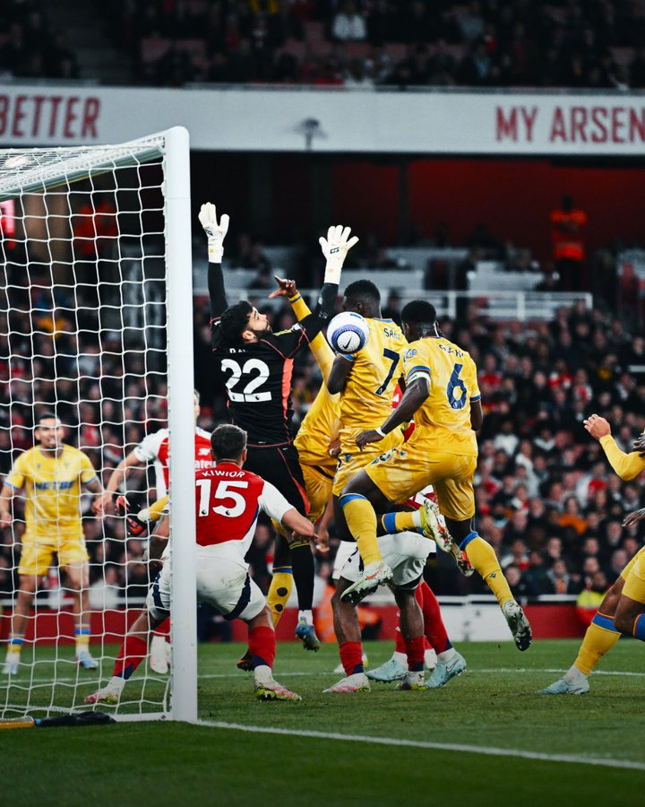EPL: Mateta’s Magic Seals 2-2 Draw for Palace at Arsenal