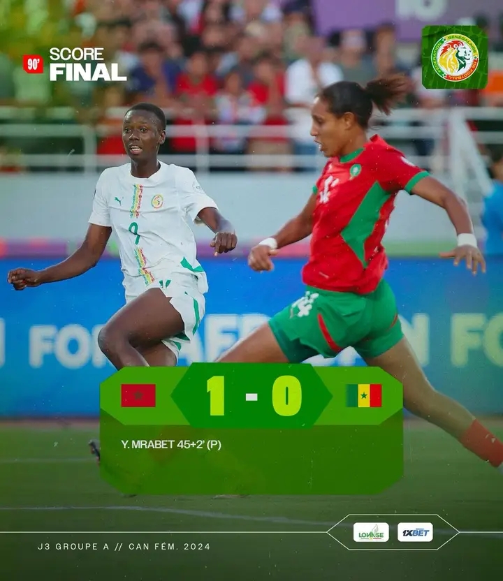 AFCON Women 2025: Morocco Edge Senegal 1-0 in Round 3