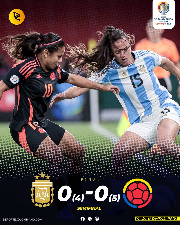 ⚽ Colombia W Defeat Argentina W in 2025 Copa América Semi-Final