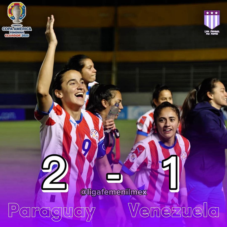 Paraguay Women Stun Venezuela in Copa América 2025