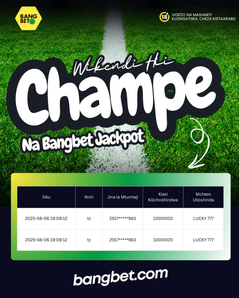 🎉 Two Tanzanians Win Big on Bangbet’s Lucky 777 Jackpot!