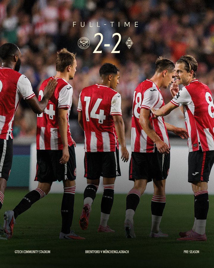 Brentford 2-2 Borussia Mönchengladbach: Exciting World Club Friendly Result