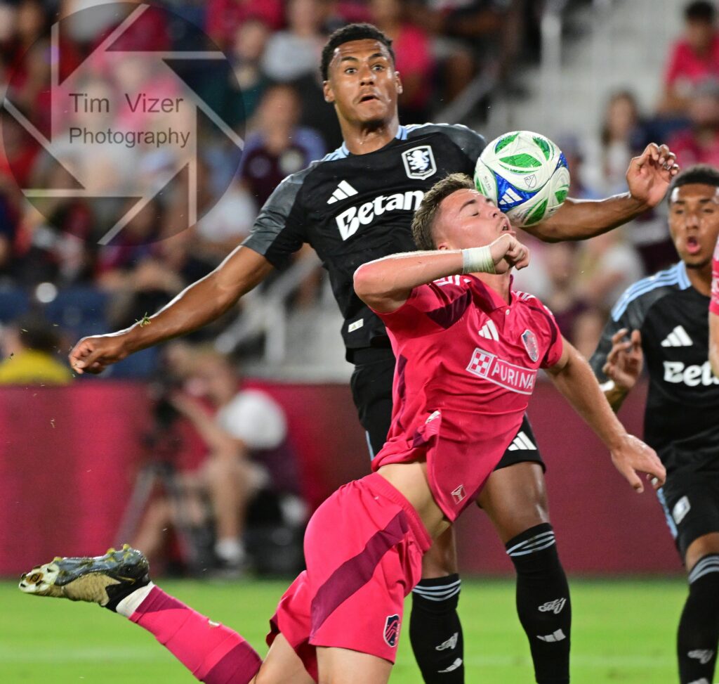 Aston Villa Beat St. Louis City 2-1 in Club Friendly