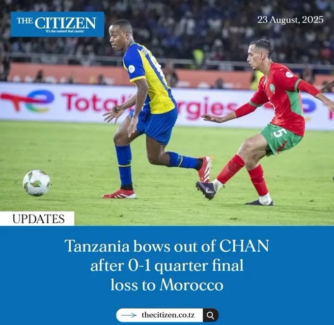 CHAN Quarter-Finals: Morocco Defeats Tanzania 1-0