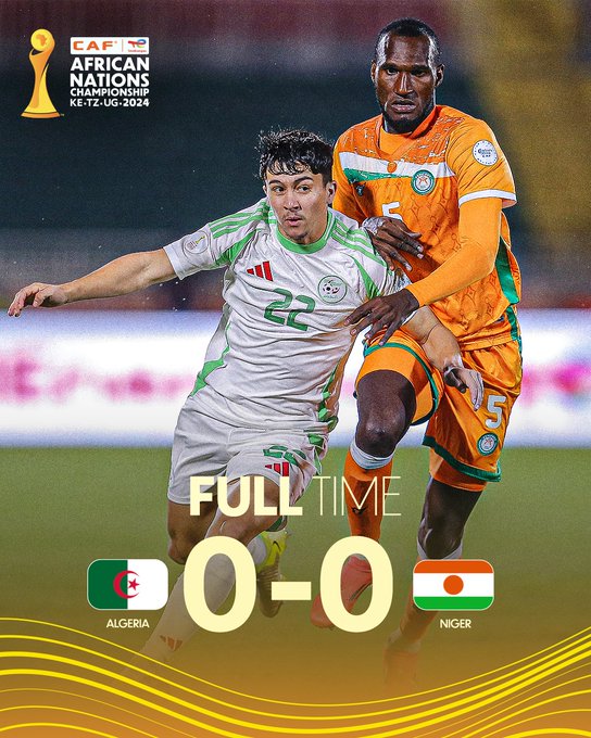 African Nations Championship: Algeria vs Niger Ends 0-0