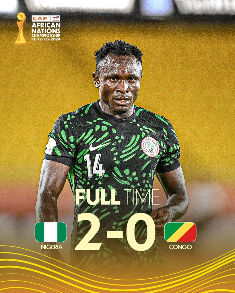 Nigeria vs Congo 2-0 | CHAN Match Highlights and Stats