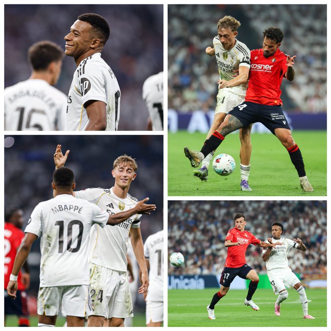 Mbappé Scores as Real Madrid Edge Osasuna in LaLiga