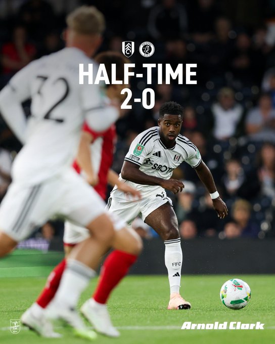 Fulham 2-0 Bristol City: EFL Cup 1/32 Finals Match Recap
