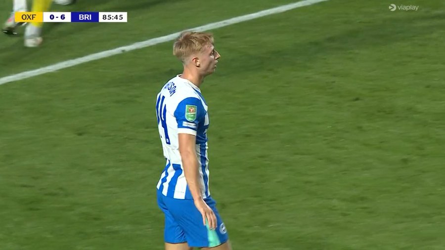 Brighton Demolish Oxford United 6-0 in EFL Cup 1/32 Finals