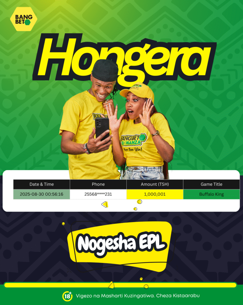 Bangbet Tanzania Player Wins Big: TZS 1 Million Jackpot