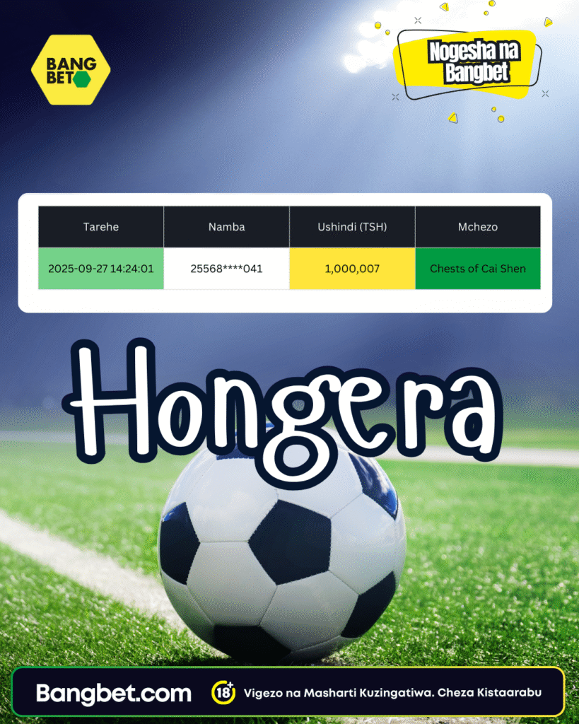 Bangbet Tanzania Daily Jackpot Winner Takes Home TZS 1,000,007