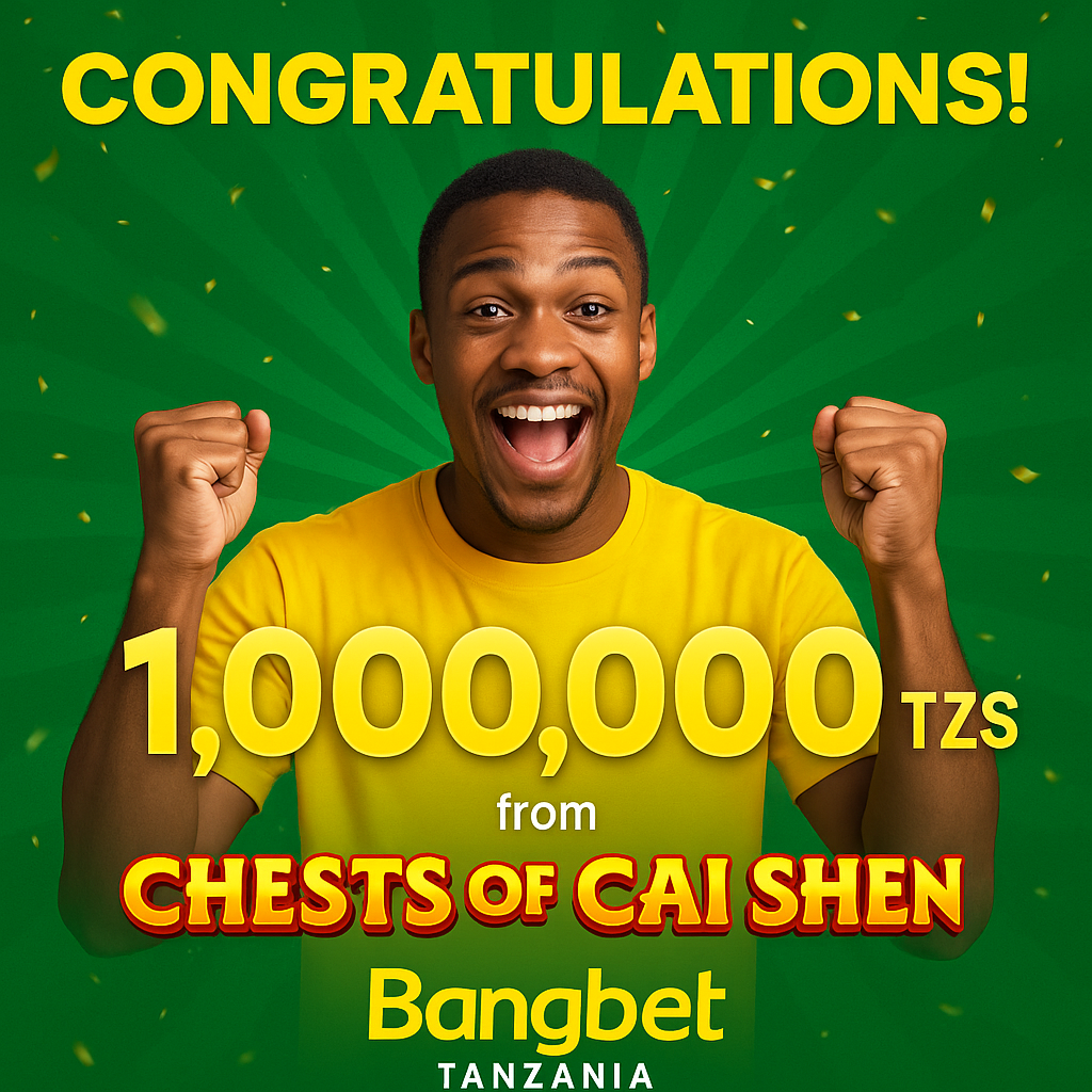 Daily Jackpot Winner Shine on Bangbet Tanzania