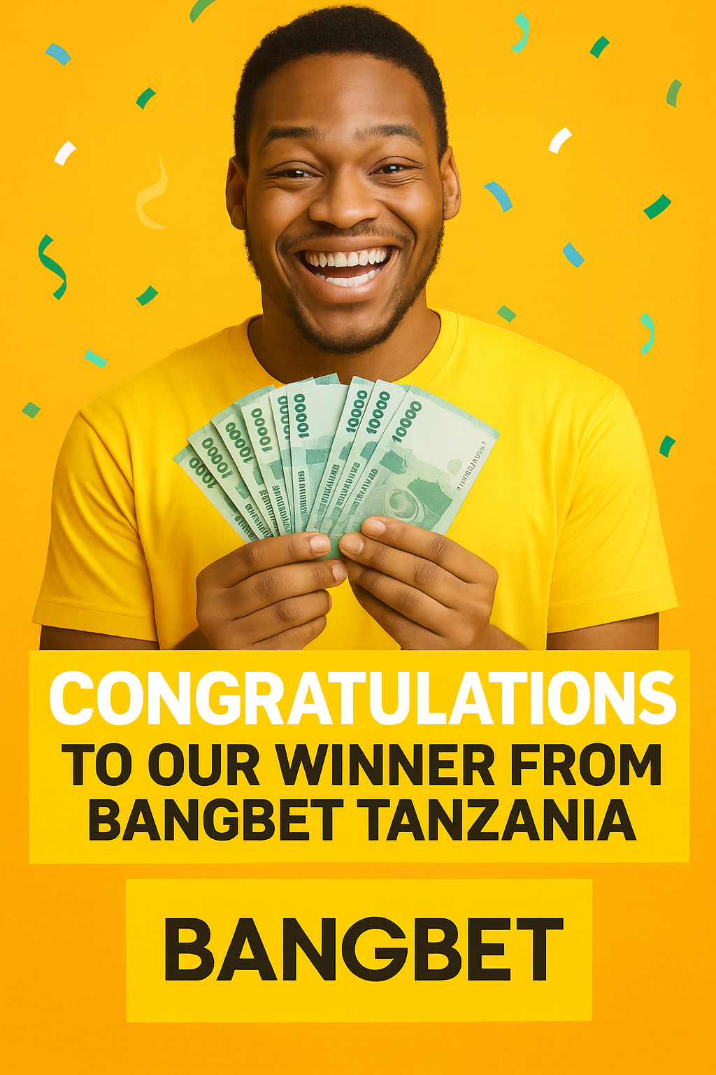 Daily Jackpot Winner Shine on Bangbet Tanzania