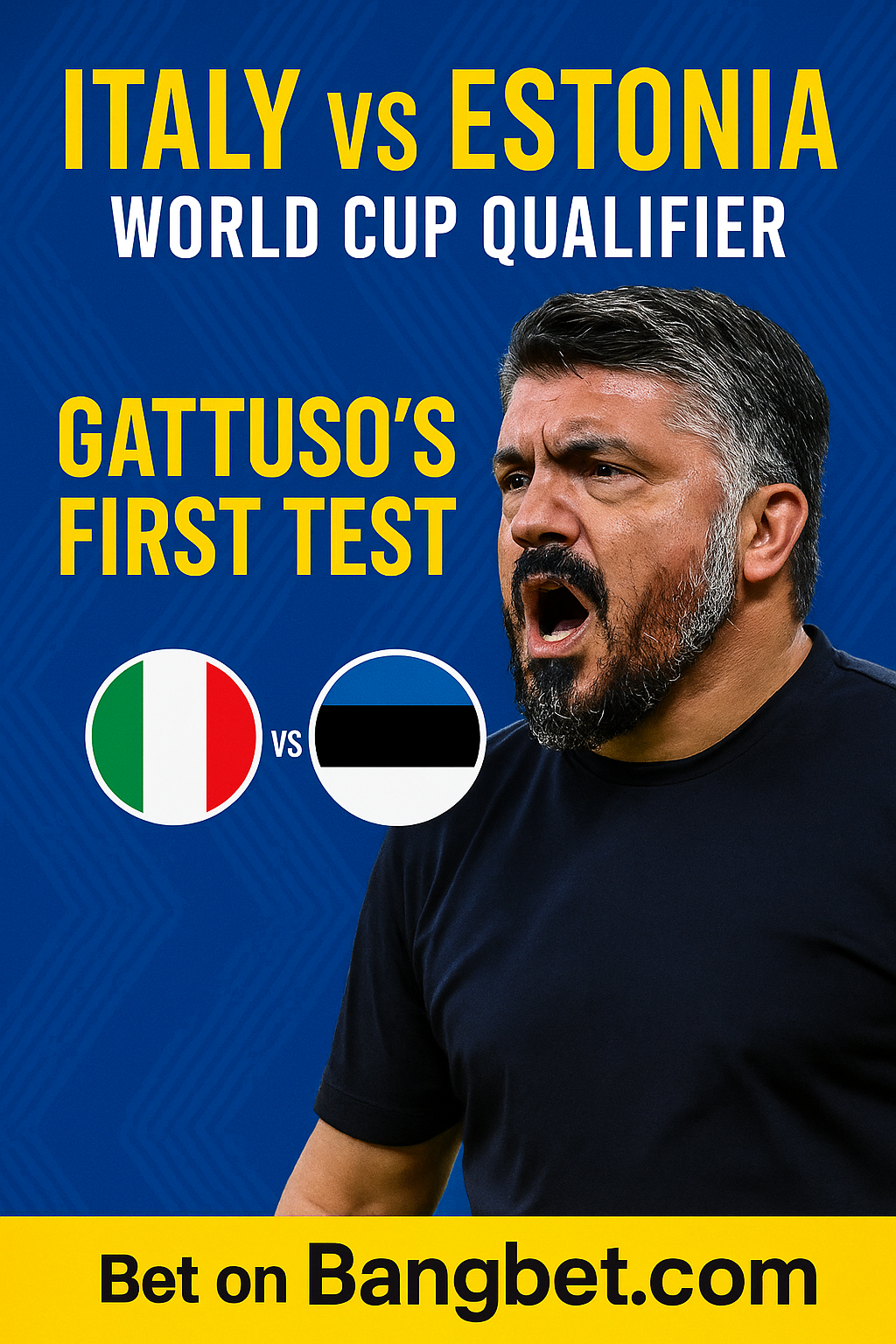 Italy vs Estonia World Cup Qualifier Prediction – Gattuso’s First Test