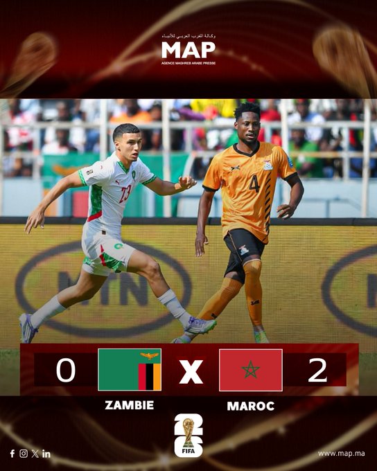 Africa World Cup Qualifiers: Zambia 0-2 Morocco Highlights