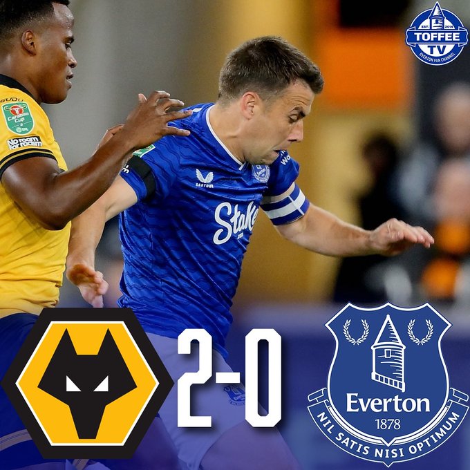 Wolves 2-0 Everton: EFL Cup 1/16-Final Clash Recap