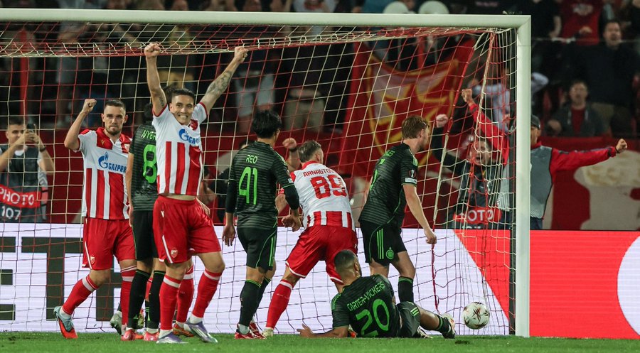 Red Star vs Celtic Ends 1-1 in Europa League Clash