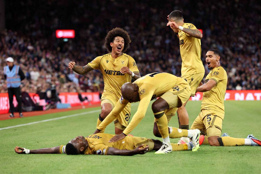 Crystal Palace Stun Aston Villa with 3-0 Victory at Villa Park