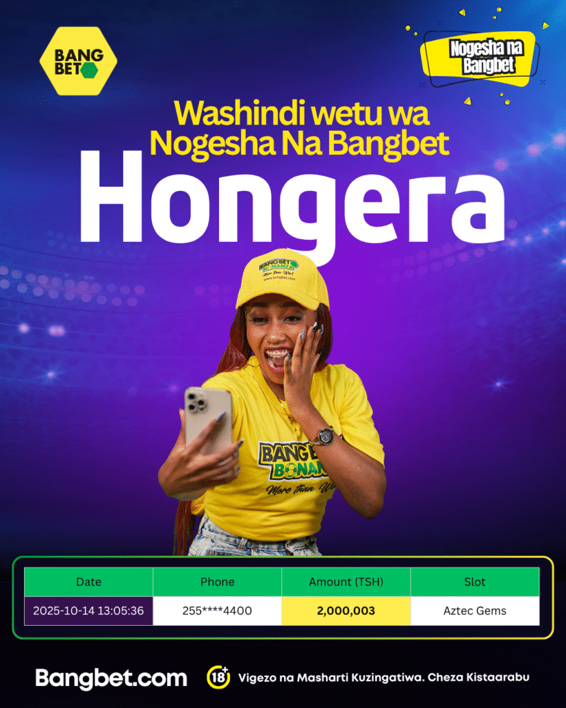 Bangbet Tanzania Daily Jackpot Winner Spotlight
