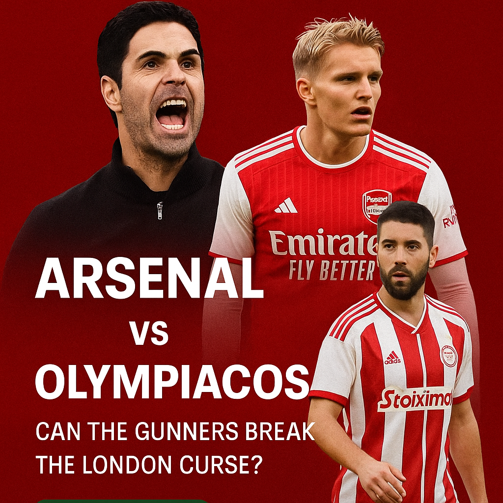 Arsenal vs Olympiacos Prediction: Can the Gunners Break the London Curse?