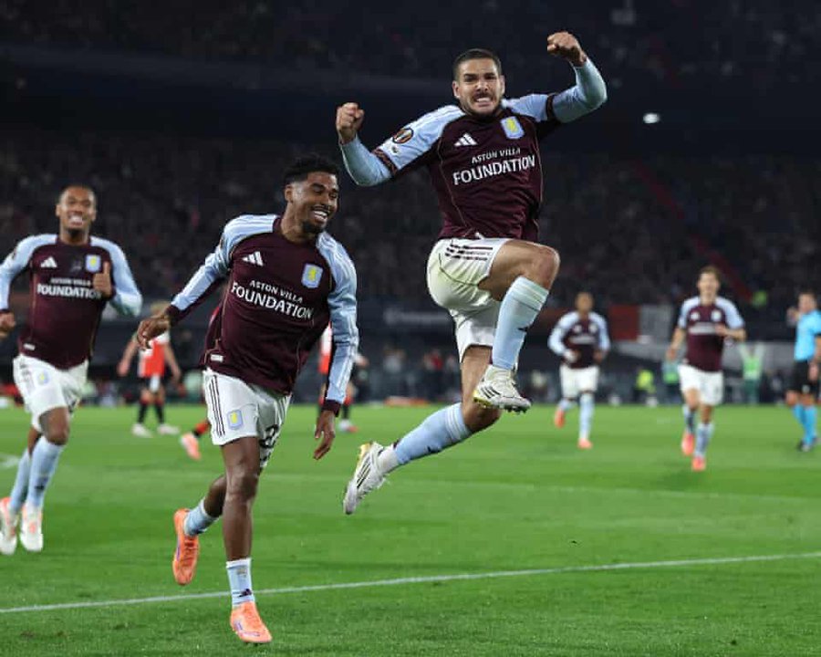 Europa League: Aston Villa Beat Feyenoord 2-0 at De Kuip