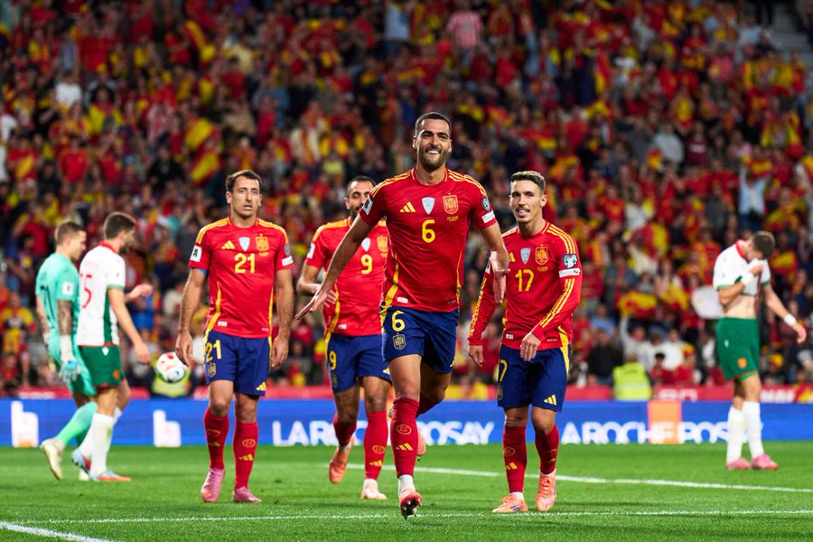 Spain Crushes Bulgaria 4–0 to Stay Perfect in World Cup Qualifiers