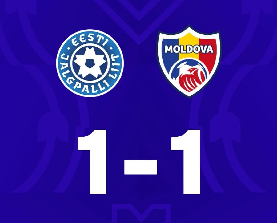 Moldova Fight Back for a 1–1 Draw Against Estonia in World Cup Qualifiers