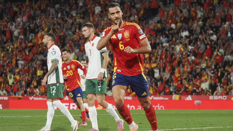 Spain Crushes Bulgaria 4–0 to Stay Perfect in World Cup Qualifiers