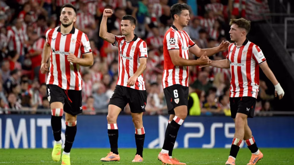Athletic Club Roar Back to Beat Qarabağ FK 3-1 in UCL Comeback Thriller