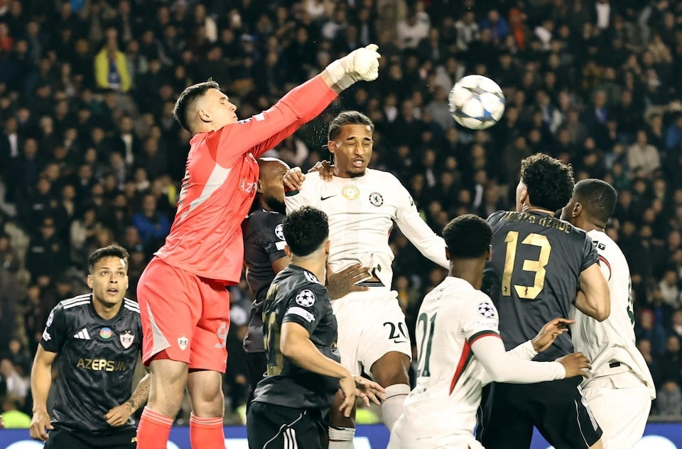 UCL: Chelsea Held to 2-2 Draw by Qarabağ in Baku