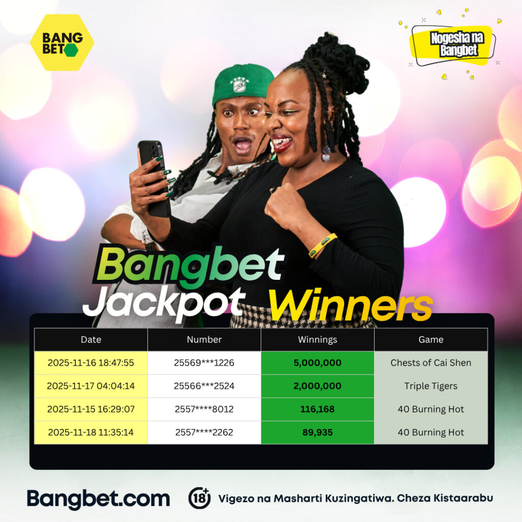 Bangbet Tanzania Daily Jackpot Winners – Big Triumphs That Lit Up!