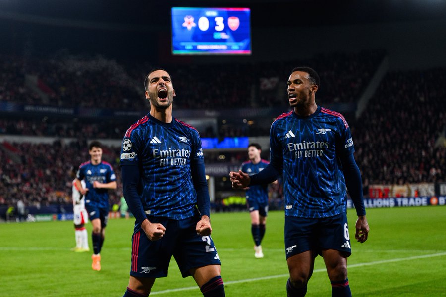 Arsenal Equal Club Record With Eighth Straight Clean Sheet in UCL Triumph