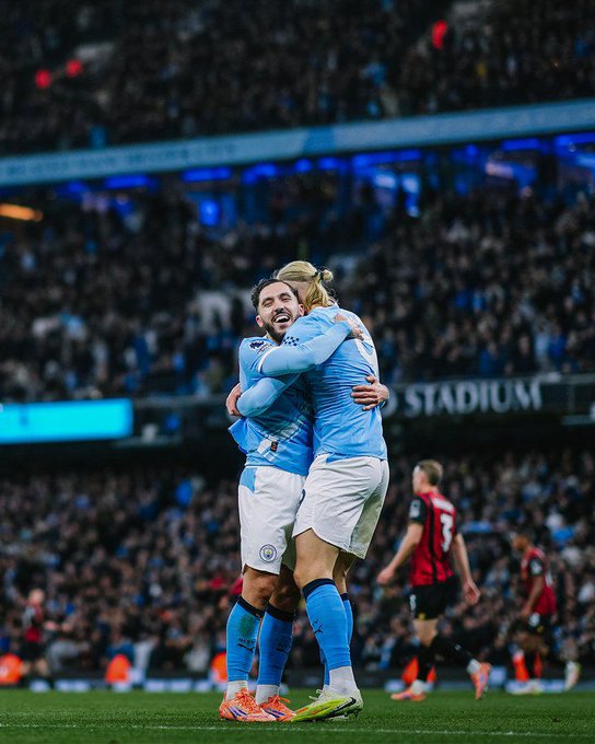 Manchester City Bounce Back With Commanding Win Over Bournemouth