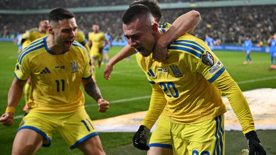 Ukraine Triumphs 2-0 Over Iceland to Reach World Cup Play-offs