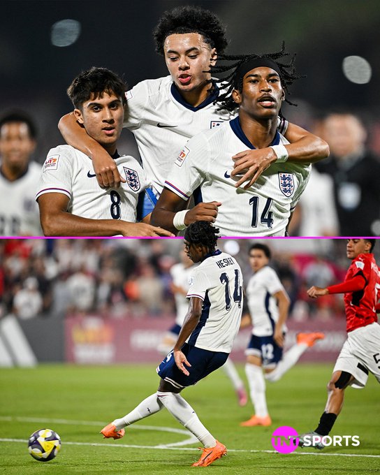 World Cup U17: England Dominate Egypt 3–0