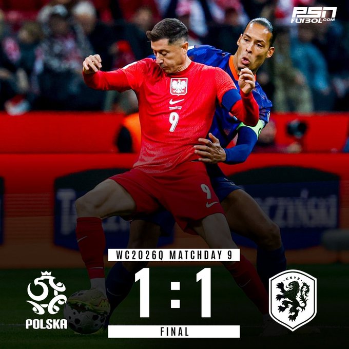 Poland 1–1 Netherlands: Oranje on the Brink of Qualification
