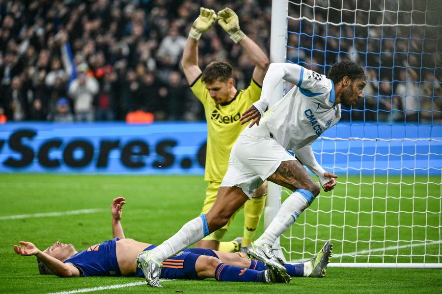 Aubameyang Brace Seals Marseille’s 2–1 UCL Win Over Newcastle