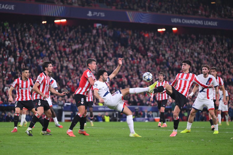 Athletic Club Hold PSG in UCL Stalemate as Simón Shines
