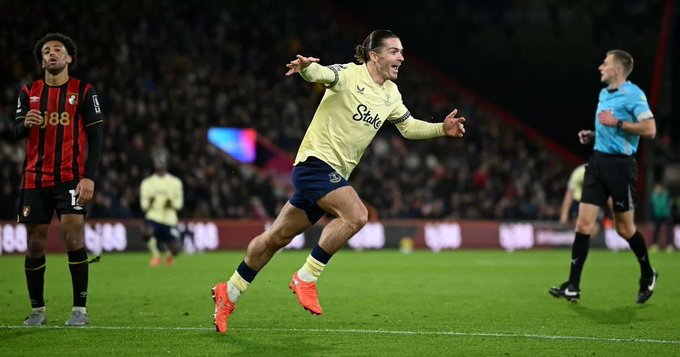Jack Grealish Delivers Historic Away Win as Everton Edge Bournemouth 1–0