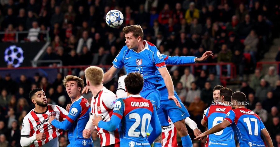 PSV Fall 3-2 to Atlético in High-Drama UCL Showdown