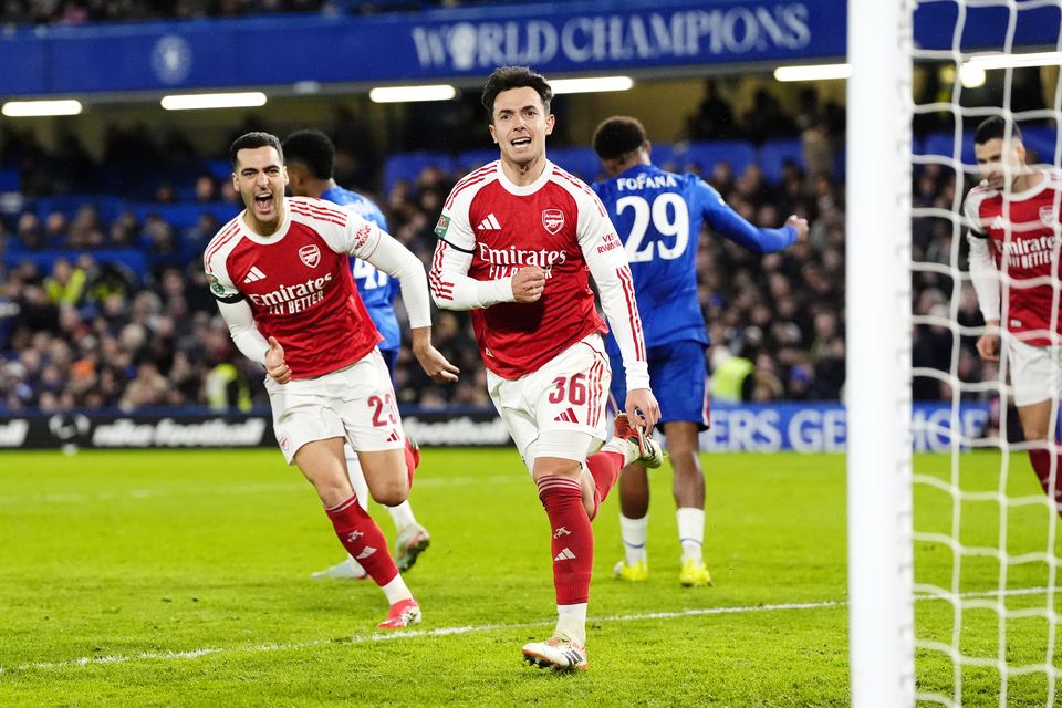 Arsenal Edge Chelsea 3–2 in Carabao Cup Semi-Final First Leg