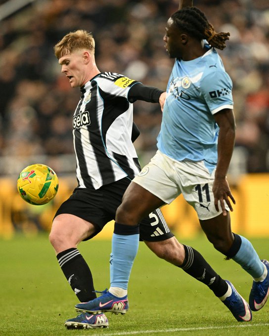 Manchester City Take Control Against Newcastle with 2-0 EFL Cup Semi-Final First-Leg Win
