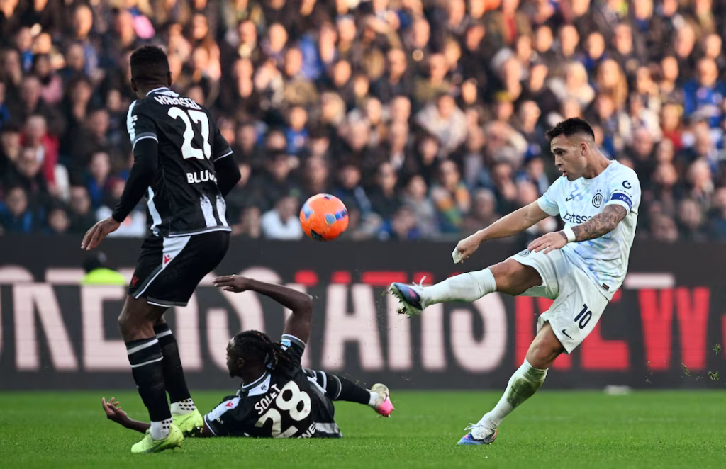 Inter Edge Udinese 1-0 to Open Six-Point Serie A Lead Ahead of Arsenal Clash