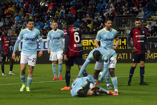 Cagliari shocks Juventus 1-0 to Blow Open Serie A Race