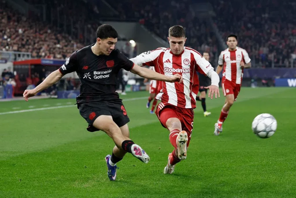 Olympiacos shocks Leverkusen to keep UCL Dream Alive in Piraeus