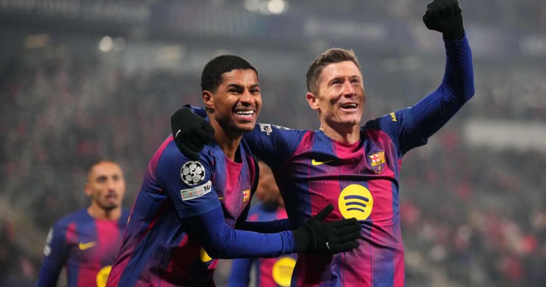 Barcelona Edge Slavia Prague 4-2 in Free-Scoring UCL Thriller