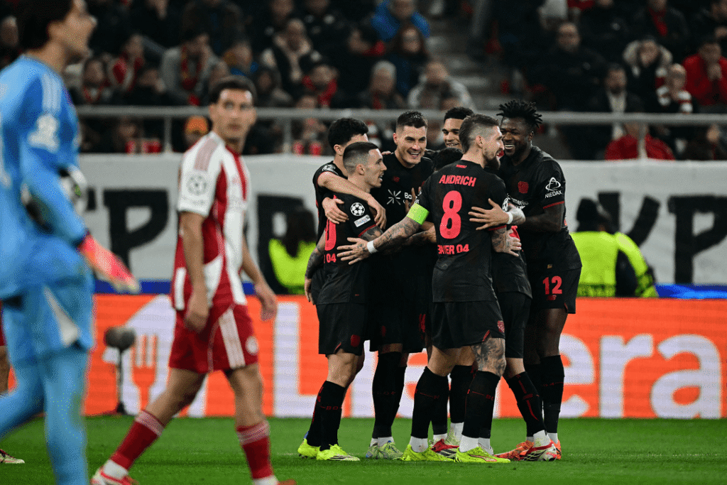 Schick Brace Powers Leverkusen Past Olympiacos in Historic UCL Away Win